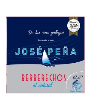 Berberechos al Natural Jose Peña 40-50 piezas 110gr