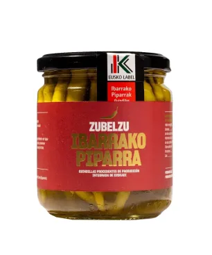 Guindilla Ibarrako Piparrak Zubelzu 300gr