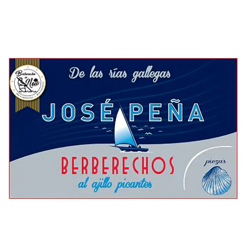 Berberechos al Ajillo Jose Peña 30-40 110gr