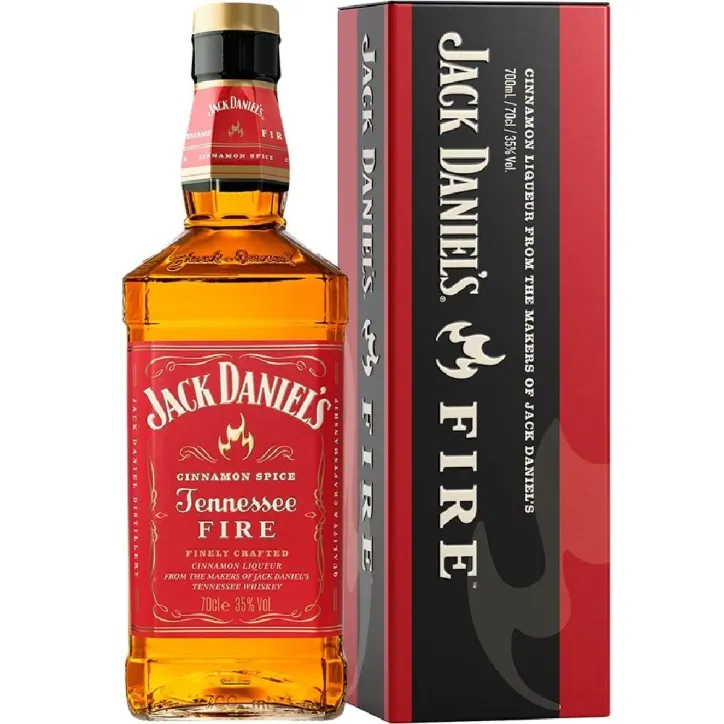 Jack Daniels Fire Estuche Metalico