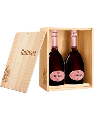 Estuche de madera 2 Ruinart Rose