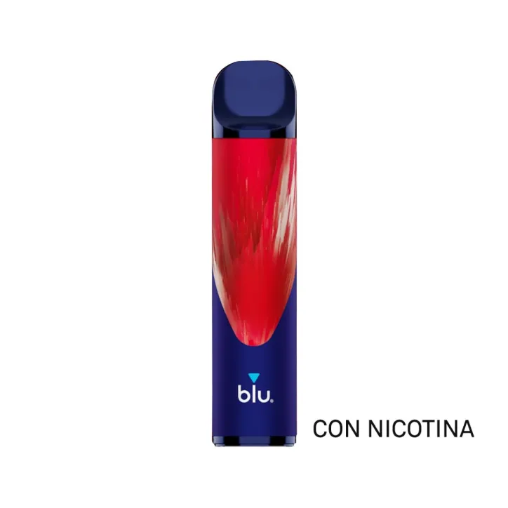 Blu Bar Vaper Desechable - Fresa Ice Con Nicotina 1000 Caladas