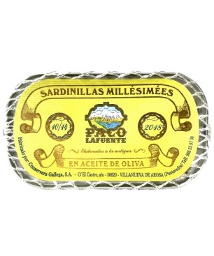 Sardinillas Millesime 10/14 en Aceite de Oliva Paco La Fuente