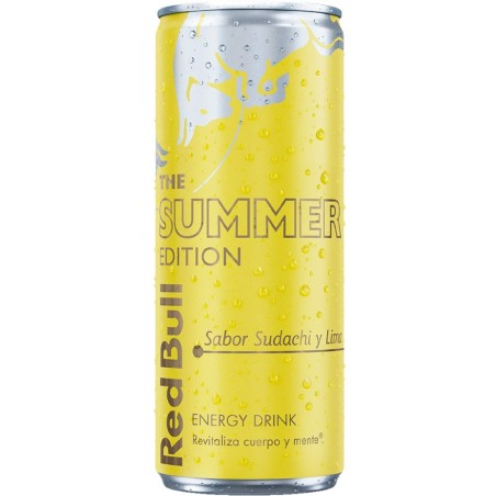 Red Bull Summer Edition Sudachi y Lima 25cl Caja-24