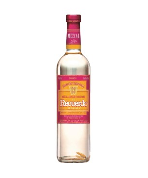 Mezcal El Recuerdo Oaxaca Abocado con Gusano
