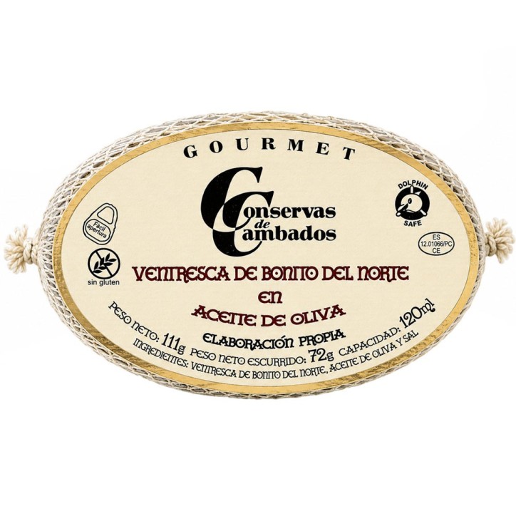 Ventresca de Bonito en Aceite de Oliva de Cambados 120ml