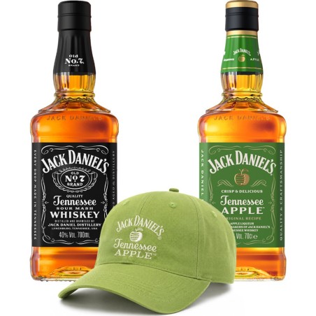 Pack Jack Daniels + Jack Daniels Apple + Gorra de Regalo