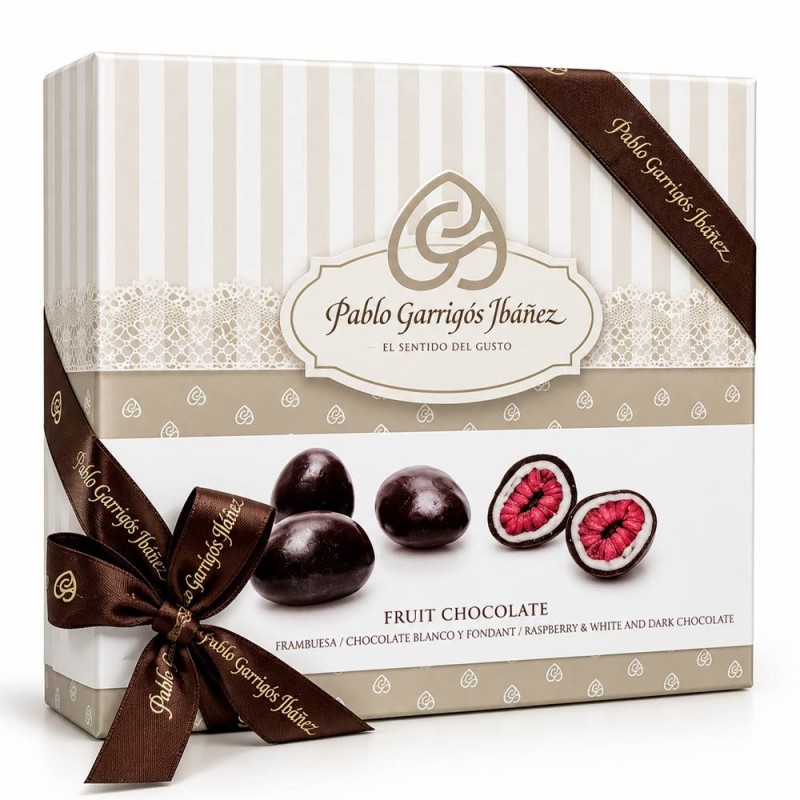 Fruit Chocolate Frambuesa y Chocolate Blanco Fondant Vintage 100gr.
