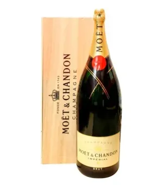 Moet & Chandon Brut Imperial Balthazar Caja de madera